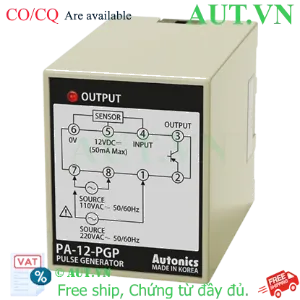 Ảnh của Bộ Điều Khiển Cảm Biến Autonics PA-12-PGP | Ngõ Ra PNP, Chống Nhiễu ON-Delay, Tích Hợp Nguồn 12VDC