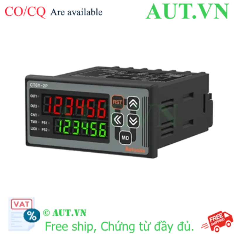 Ảnh của Bộ Đếm Định Thời Autonics CT6Y-2P2T | RS485 Modbus, 2 Relay, 6 Số LED - AUT VN