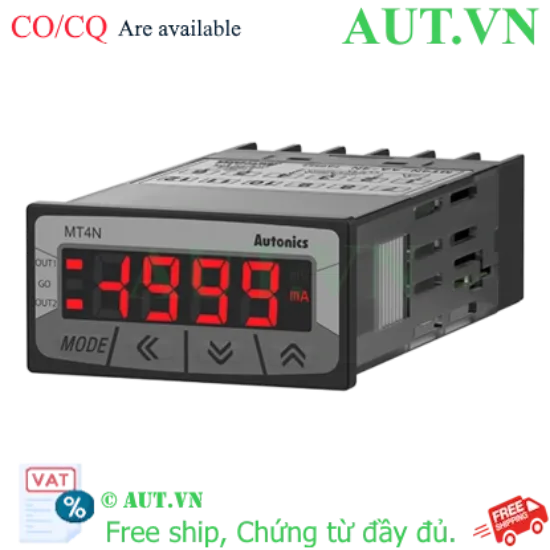 Ảnh của Đồng hồ đo dòng điện DC Autonics MT4N-DA-40 | Chính xác ±0.1%, IP65, 50ms