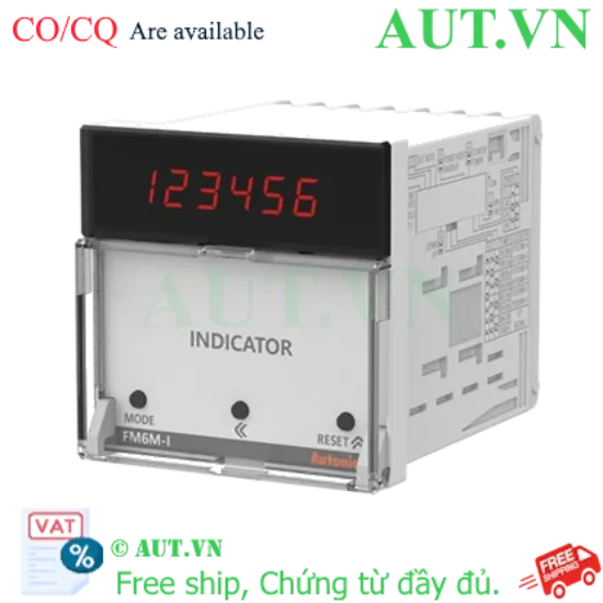 Ảnh của Bộ Đếm Autonics FM6M-I4 Chính Hãng - 6 Chữ Số, Nguồn 100-240VAC, Ngõ Vào NPN/PNP