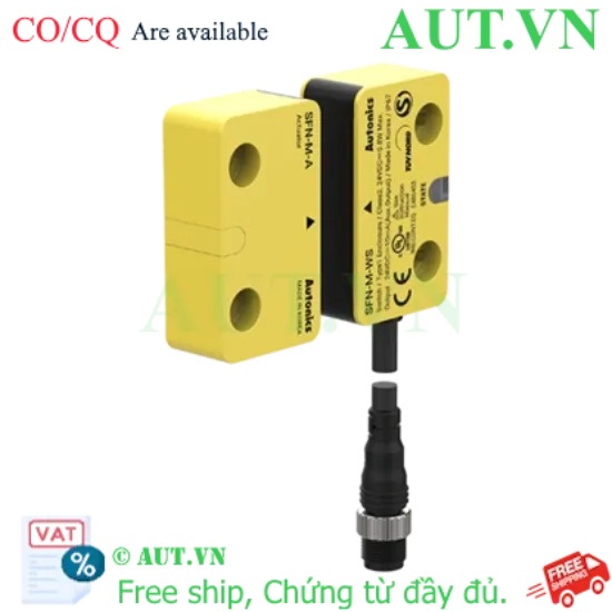 Ảnh của Khóa cửa an toàn Autonics SFN-M-W - Cảm biến từ 24VDC Chính hãng