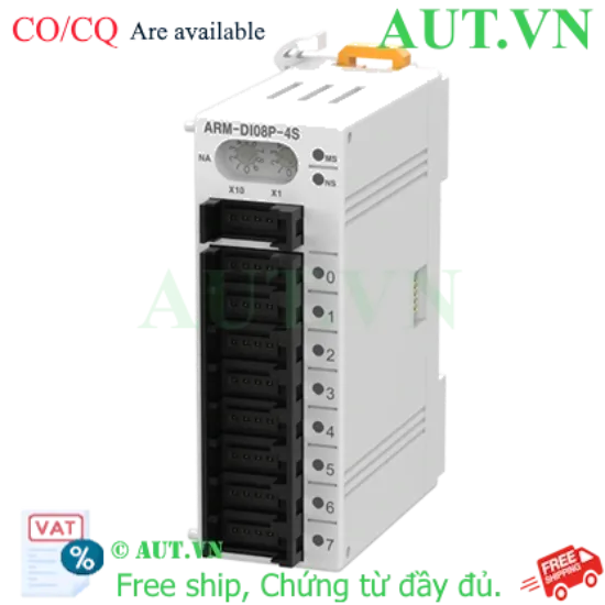 Ảnh của Remote I/O Autonics ARM-DI08P-4S - 8 Ngõ Vào Digital Source, Modbus RTU, Lắp DIN-Rail