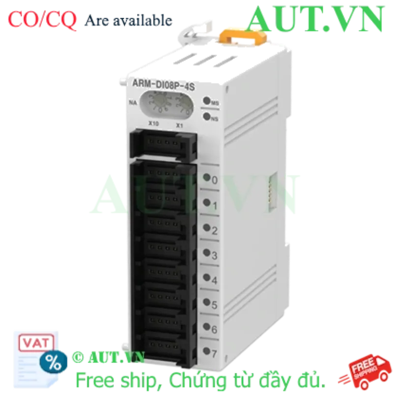 Ảnh của Remote I/O Autonics ARM-DI08P-4S - 8 Ngõ Vào Digital PNP, Modbus RTU, Lắp DIN-Rail | AUT VN