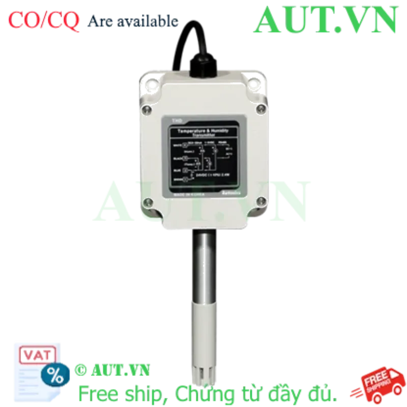 Ảnh của Cảm biến Nhiệt độ Độ ẩm Autonics THD-W2-V | Ngõ ra 1-5VDC, IP65, Độ chính xác cao
