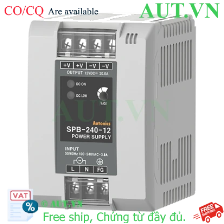 Ảnh của Bộ Nguồn Xung Autonics SPB-240-12 (12VDC 20A 240W) - Hiệu Suất Cao, Bền Bỉ, Chuẩn DIN