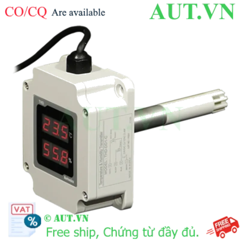 Ảnh của Cảm biến nhiệt độ độ ẩm Autonics THD-DD1-V | Ngõ ra 1-5VDC, IP65, Chính hãng