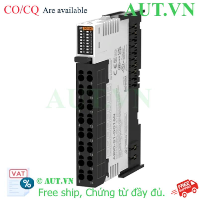 Ảnh của Remote I/O Autonics ARIO-S1-DO16N - 16 Ngõ Ra Digital Sink, Tốc Độ Cao ABUS
