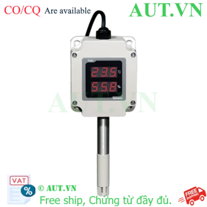 Ảnh của Cảm biến nhiệt độ và độ ẩm Autonics THD-WD1-T | Ngõ ra RS485, Hiển thị LED, IP65