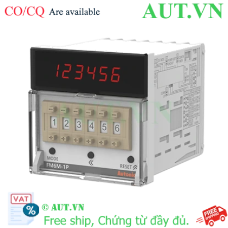 Ảnh của Bộ đếm Autonics FM6M-1P4 6 số, 1 ngõ ra cài đặt chính hãng