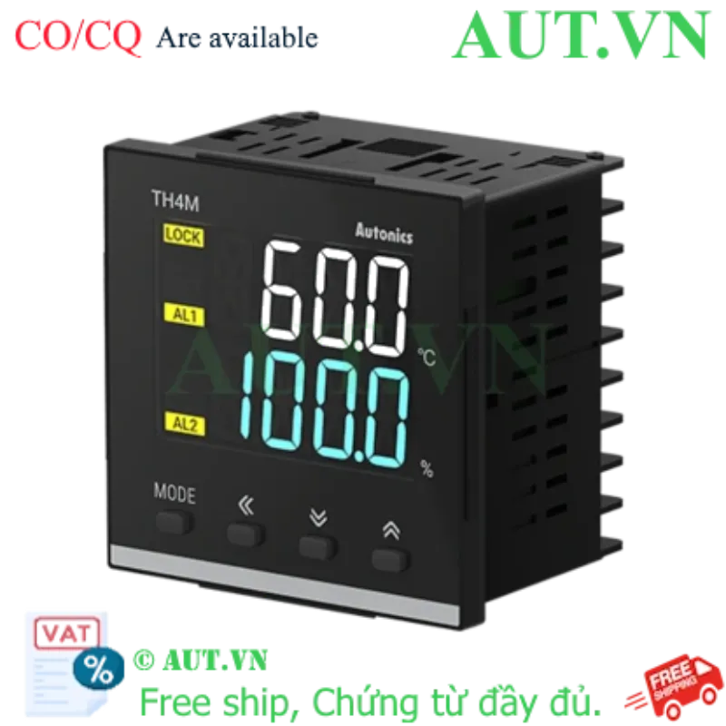 Ảnh của Đồng hồ nhiệt độ độ ẩm Autonics TH4M-24R chính hãng