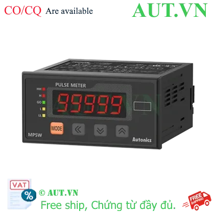 Ảnh của Đồng hồ đo đa năng Autonics MP5W-44 (96x48mm) - 16 Chế độ đo, 5 Ngõ ra NPN + 1 (0-20mA / 4-20mA), Chính xác Tuyệt đối