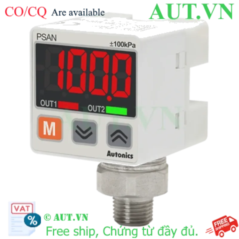 Ảnh của Cảm biến áp suất Autonics PSAN-LC01CPH-NPT1/8 (Dải -101.3 ~ 100kPa)
