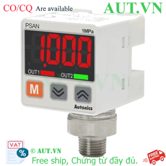 Ảnh của Cảm biến áp suất Autonics PSAN-L1CA-R1/8 (0-1000kPa, 4-20mA/NPN)