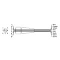 Ảnh của Cable cho cảm biến Autonics CID8-5T