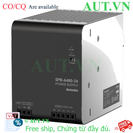 Ảnh của Bộ nguồn xung Autonics SPB-A480-24 | 24V 20A 480W Chính Hãng