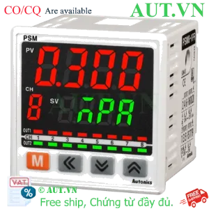 Ảnh của Bộ hiển thị và điều khiển áp suất Autonics PSM8-VPR (8 Kênh) | AUT VN