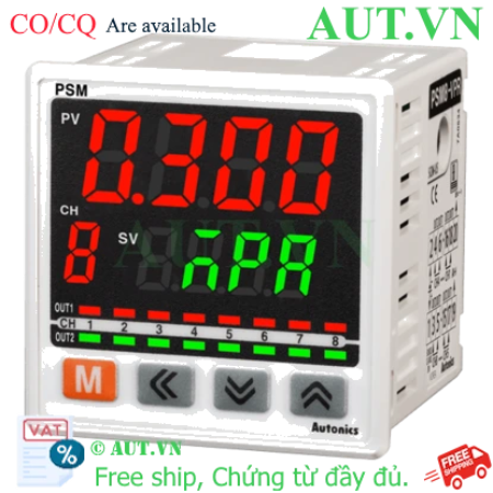Ảnh của Bộ hiển thị và điều khiển áp suất Autonics PSM8-VPR (8 Kênh) | AUT VN