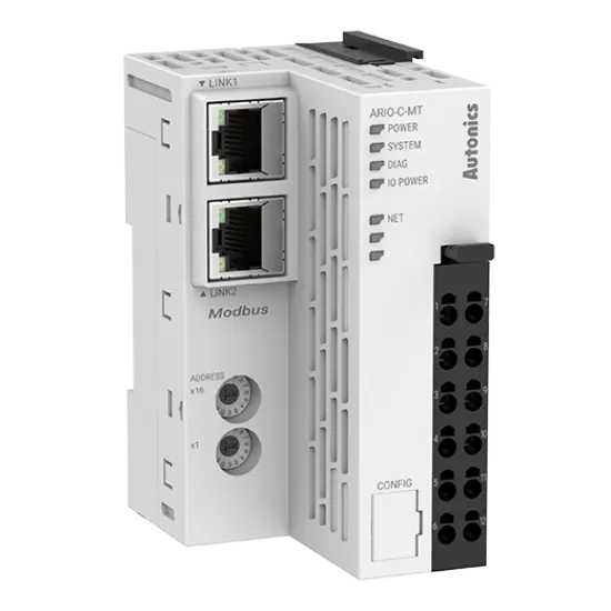 Ảnh của Remote I/O Autonics ARIO-C-MT Modbus TCP/IP - Mở Rộng 64 Module, Tốc Độ Cao, Chính Hãng AUT VN