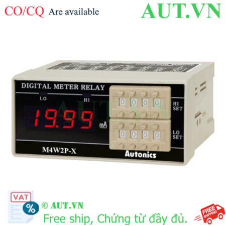 Ảnh của Đồng hồ đo đa năng Autonics M4W2P-DI-XX | Hiển thị 4-20mA, Ngõ ra Relay