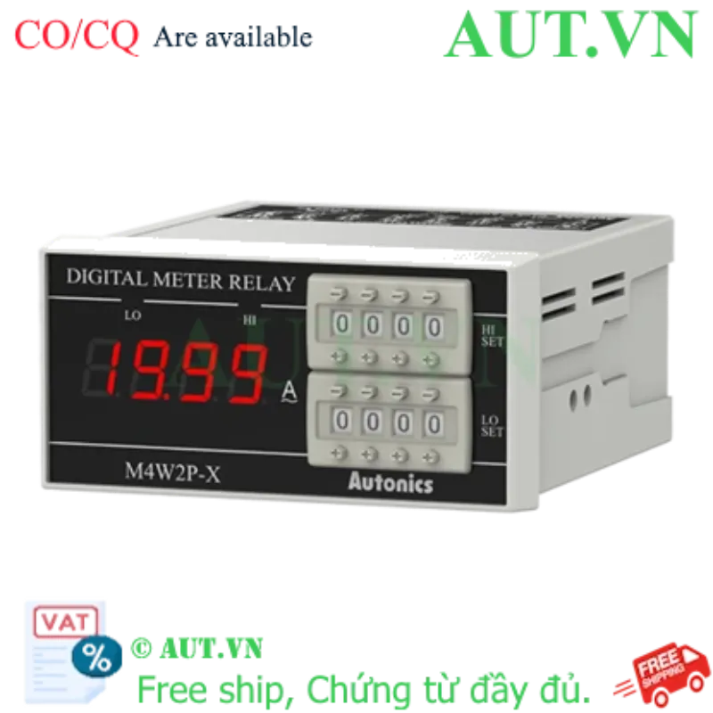 Ảnh của Đồng hồ đo dòng AC Autonics M4W2P-AA-4 - Ngõ ra Relay (HI/LOW)
