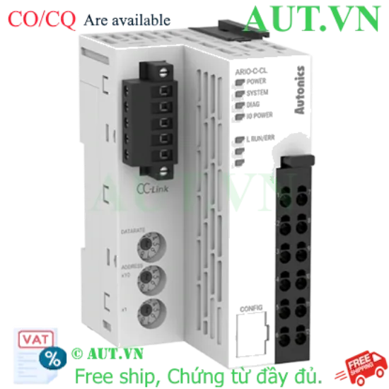 Ảnh của Bộ Truyền Thông Remote I/O Autonics ARIO-C-CL | CC-Link 10Mbps, Mở Rộng 32 Module, Chuẩn DIN Rail