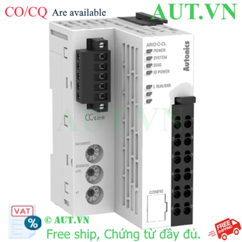 Ảnh của Bộ Truyền Thông Autonics ARIO-C-CL | CC-Link 10Mbps, Mở Rộng 32 Module, Lắp DIN Rail