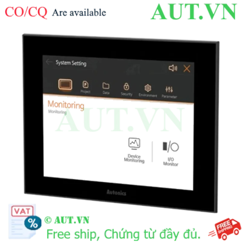 Ảnh của Logic Panel Autonics LP-A104-T9D9-C6R 10.4 inch - Tích hợp PLC & HMI, Kết nối Ethernet/CAN, Chuẩn IP65