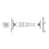 Ảnh của Cable cho cảm biến Autonics CID12-2