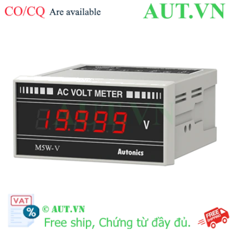 Ảnh của Đồng hồ đo điện áp AC Autonics M5W-AV-3 96x48mm
