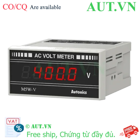 Ảnh của Đồng hồ đo điện áp AC Autonics M5W-AV-5 96x48mm