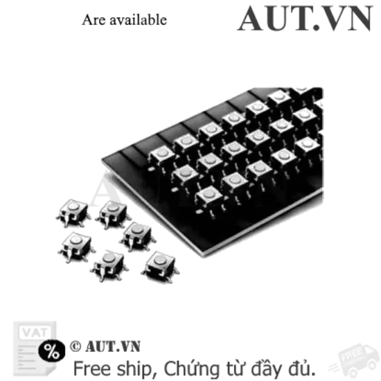 Ảnh của Công tắc nút nhấn Omron B3S-1100P chính hãng - 1NO, Chống nước IP67, Gắn PCB siêu bền