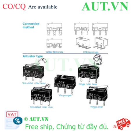 Ảnh của Công tắc hành trình Limit Switch Omron D2F-AQ