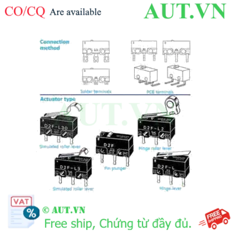Ảnh của Công tắc hành trình Limit Switch Omron D2F-01L-T