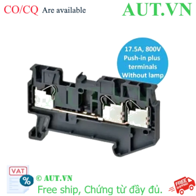 Ảnh của Cầu Đấu Dây Omron XW5T-P1.5-2.2-1 Push-in Plus | Đấu Nối Nhanh, Chống Rung, 17.5A