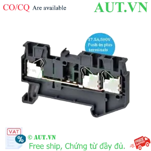 Ảnh của Cầu Đấu Dây Omron XW5T-P2.5-1.2-1: Kết Nối Nhanh Push-in Plus, 24A/500V, Siêu Mỏng