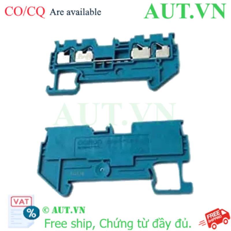 Ảnh của Cầu Đấu Dây Omron XW5T-P1.5-2.2-1BL Push-in Plus - Chống Rung, 17.5A (Xanh)