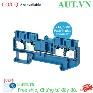 Ảnh của Cầu Đấu Dây Omron XW5T-P2.5-2.2-1BL Blue - Push-in Plus, 24A, Chống Rung Tuyệt Đối