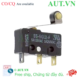 Ảnh của Công tắc hành trình Omron SS-5GL2-F | Cần gạt con lăn, Siêu nhạy 0.49N, 5A - AUT VN