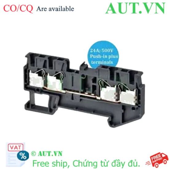 Ảnh của Cầu Đấu Dây Omron XW5T-P2.5-2.2-1 Push-in Plus: 24A/500V, Chống Rung, Tiết Kiệm 60% Thời Gian
