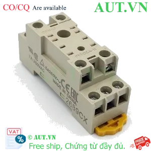 Ảnh của Đế Rơ Le Omron PYF08A-N 8 Chân Dẹt - Lắp Ray DIN, Chịu Tải 5A, Chính Hãng AUT VN