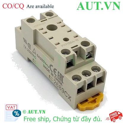 Ảnh của Đế rơ le Omron PYF08A-N 8 chân, 5A