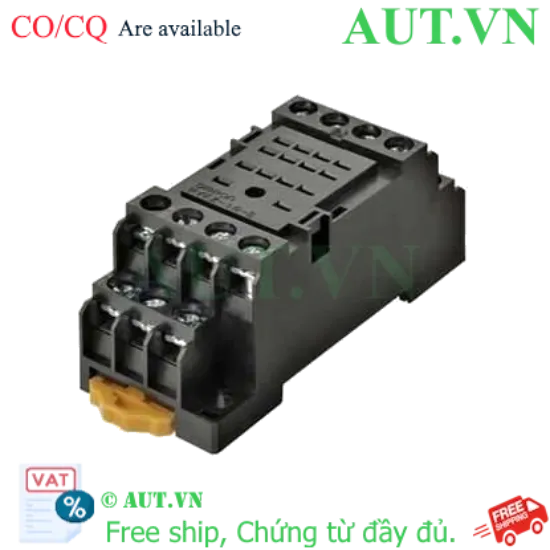 Ảnh của Đế rơ le Omron PYFZ-14-E 14 Chân | 6A, Lắp Thanh Ray DIN & Bắt Vít