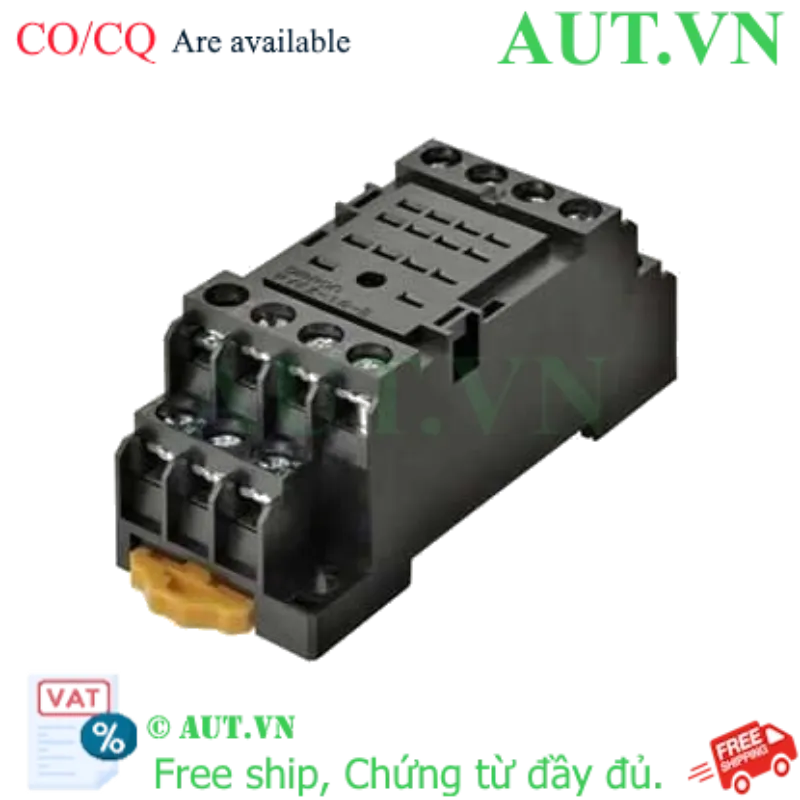 Ảnh của Đế Rơ Le Omron PYFZ-14-E 14 Chân | 6A - Lắp Thanh Ray DIN & Bắt Vít - AUT VN