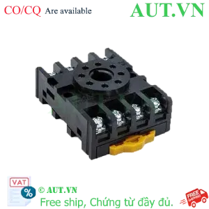 Ảnh của Đế Rơ Le Omron PF083A-L Chính Hãng | 8 Chân Pin Tròn, 5A, Lắp Thanh Ray DIN