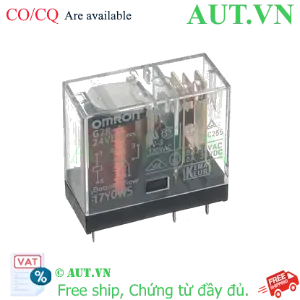 Ảnh của Rơ le trung gian Omron G2R-1-E DC12 | 12VDC, 16A, Chân PCB | Chính hãng AUT VN
