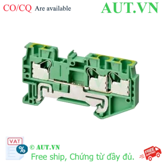 Ảnh của Cầu Đấu Tiếp Địa Omron XW5G-P4.0-1.2-1 | Push-in Plus, 4.0mm², Ray DIN 35mm