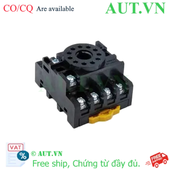 Ảnh của Đế Rơ Le Omron PF113A-L Chính Hãng | 11 Chân Pin Tròn | 5A 300VAC