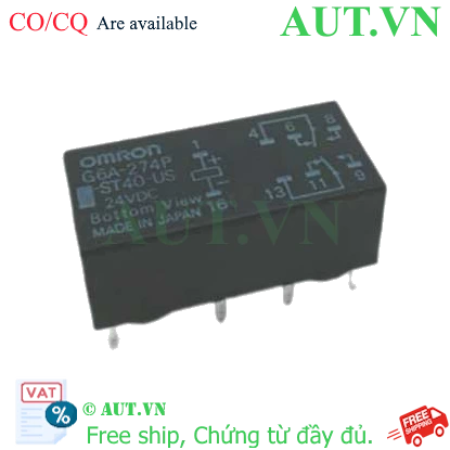 Ảnh của Rơ le trung gian Omron G6A-274P-ST40-US DC24