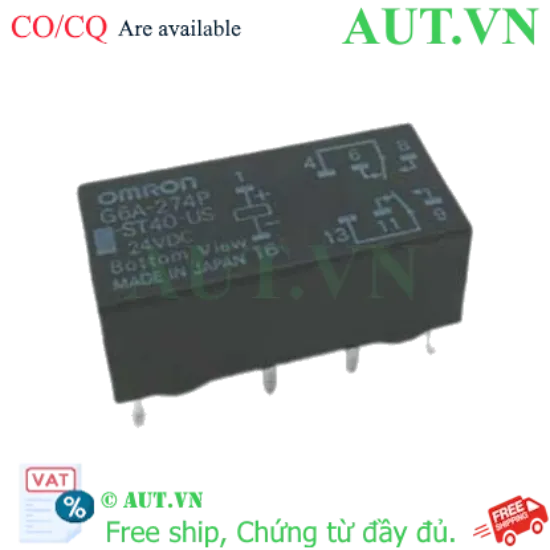 Ảnh của Rơ le trung gian Omron G6A-274P-ST40-US DC24