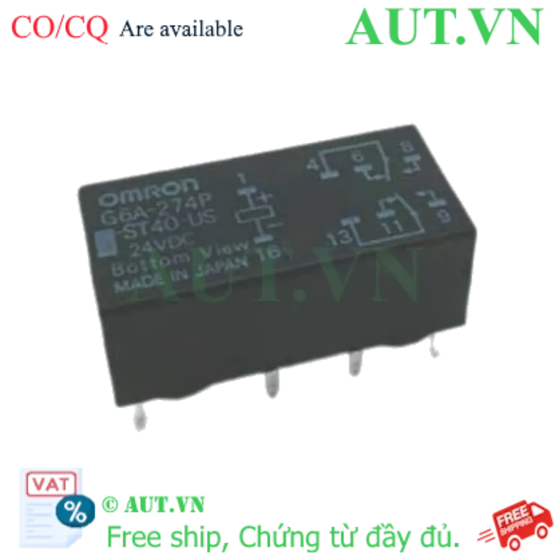Ảnh của Rơ le trung gian Omron G6A-274P-ST40-US DC24